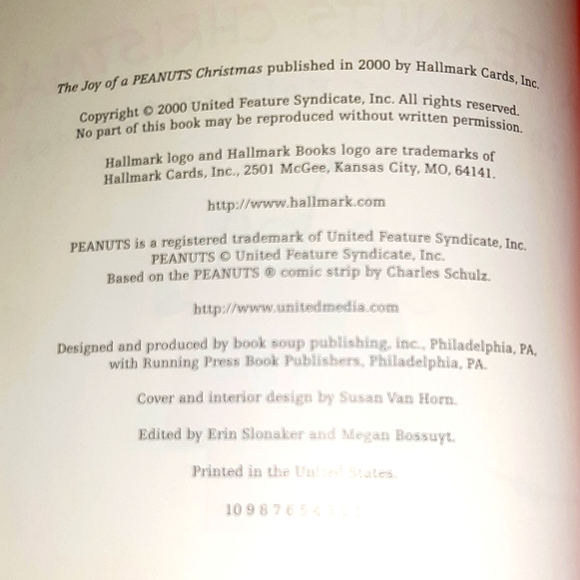 🎁Collectible Peanuts Book - Picture 5 of 6